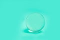 Crystal Glass Sphere Ball Transparent green Simple Object Background Light