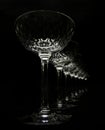 Crystal glasses Royalty Free Stock Photo