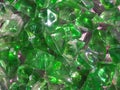 Crystal green background Royalty Free Stock Photo