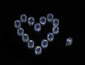 Crystal Heart Royalty Free Stock Photo