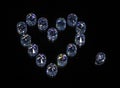 Crystal Heart Royalty Free Stock Photo