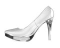 Crystal High Heel Isolated