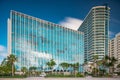 Crystal house miami Beach condominium Royalty Free Stock Photo