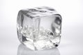 Crystal ice cube water. Generate Ai