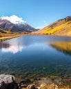 Crystal Lake along the Million Dollar Highway Royalty Free Stock Photo