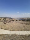 Crystal lake overlook Curt Gowdy State Park Cheyenne Wyoming Royalty Free Stock Photo