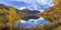 Crystal Lake Red Mountains Autumn Color