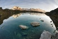 Crystal Lakes Chamonix in the Alps Royalty Free Stock Photo