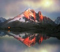 Crystal Lakes Chamonix in the Alps Royalty Free Stock Photo