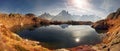 Crystal Lakes Chamonix in the Alps Royalty Free Stock Photo