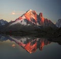 Crystal Lakes Chamonix in the Alps Royalty Free Stock Photo