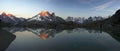 Crystal Lakes Chamonix in the Alps Royalty Free Stock Photo