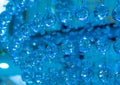 Crystal lamp background blue Royalty Free Stock Photo