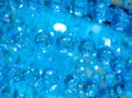 Crystal lamp background blue Royalty Free Stock Photo