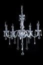 Crystal lighting chandelier, light,lamp Royalty Free Stock Photo