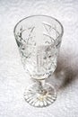 Crystal liqueur-glass Royalty Free Stock Photo