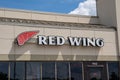 Exterior of a Red Wing shoe store company. This footwear brand is made in Minnesota