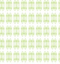 Crystal outlined attractive seamless pattern in pastel color option Royalty Free Stock Photo