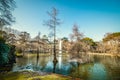 Crystal palace in Buen Retiro park in Madrid Royalty Free Stock Photo