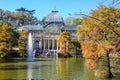 Crystal Palace, Buen Retiro Park. Madrid, Spain Royalty Free Stock Photo