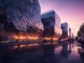 Crystal Palace: Futuristic Business Hub Architecture