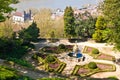 Crystal Palace gardens in Porto Royalty Free Stock Photo