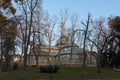 Beautiful crystal palace in Madrid's Retiro Park. Royalty Free Stock Photo