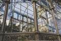 Crystal Palace (Palacio de cristal) in Retiro Park,Madrid, Spain Royalty Free Stock Photo