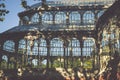 Crystal Palace (Palacio de cristal) in Retiro Park,Madrid, Spain Royalty Free Stock Photo