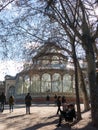 Crystal Palace Palacio de cristal in Retiro Park,Madrid, Spain Royalty Free Stock Photo