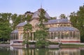 Crystal Palace in Retiro Park, Madrid - Spain Royalty Free Stock Photo