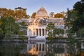 Crystal Palace in Retiro Park, Madrid - Spain Royalty Free Stock Photo