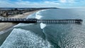 Crystal Pier at Pacific Beach in San Diego United States. Royalty Free Stock Photo