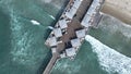 Crystal Pier at Pacific Beach in San Diego United States. Royalty Free Stock Photo