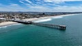 Crystal Pier at Pacific Beach in San Diego United States. Royalty Free Stock Photo