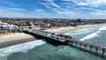 Crystal Pier at Pacific Beach in San Diego United States. Royalty Free Stock Photo