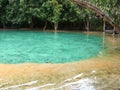 Crystal pool on krabi thailand