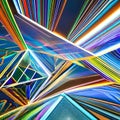 972 Crystal Prism: A mesmerizing and enchanting background featuring a crystal prism in dazzling and reflective colors that crea