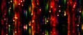 Crystal Rainbow Light Effects. Party falling bokeh lights streak overlay pattern designs