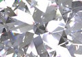 Crystal refractions background. 3d rendering texture close up Royalty Free Stock Photo