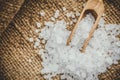 Crystal sea salt Royalty Free Stock Photo