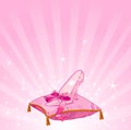 Crystal slipper background