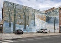 `Crystal Snowscape`, a City of Philadelphia Mural Arts Program Mural in South Philadelphia by David Guinn