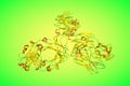 Crystal structure of the intact human immunoglobulin - antibody that plays crucial role in immune defense. Scientific