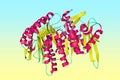 Crystal Structure of the Ternary Human PL Kinase-Ginkgotoxin-MgATP Complex. Ribbons diagram in secondary structure