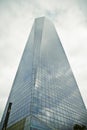 Crystal Tower, skyscraper of Madrid, placed in financial zone ,four modern skyscrapers (Cuatro Torres), Spain