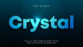 Crystal Underwater Text Effect Font Type