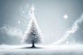 Crystal white background ,digital art ,minimalism, abstract art, textures, christmiss treewith stars and smoke in HD background
