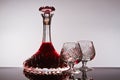 Crystal wine decanter