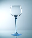 Crystal wine glass